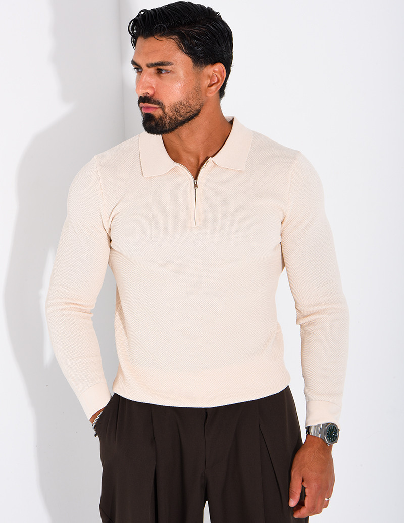 Pull en maille nid...