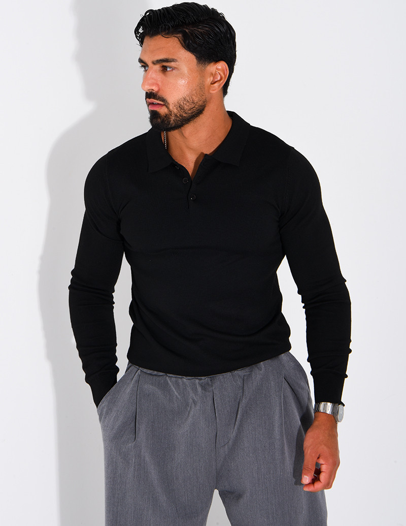 Fitted polo shirt