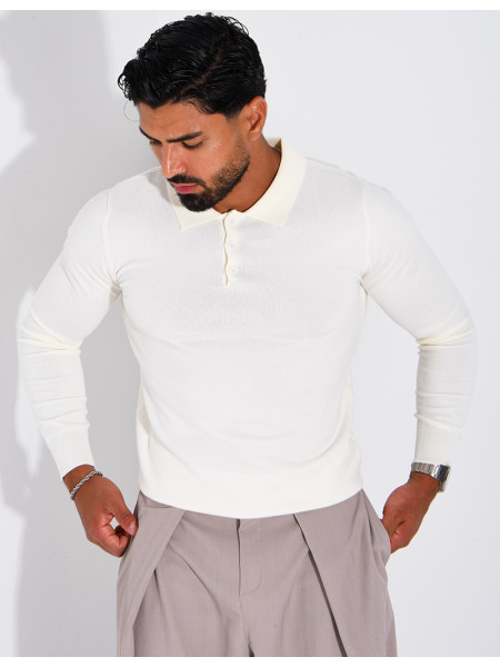 Fitted polo shirt