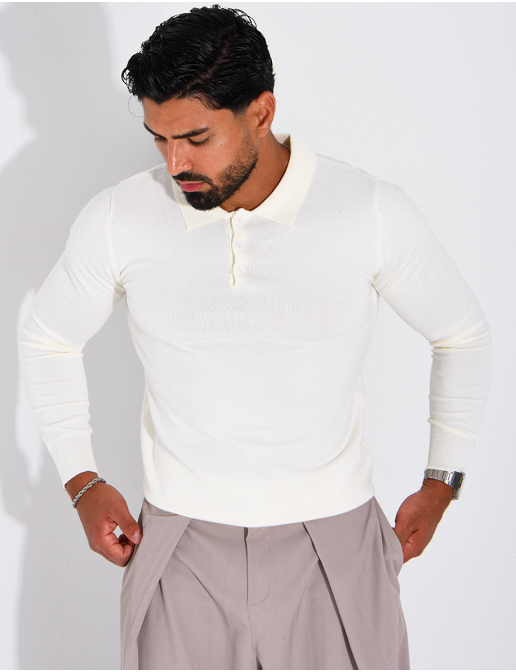 Fitted polo shirt