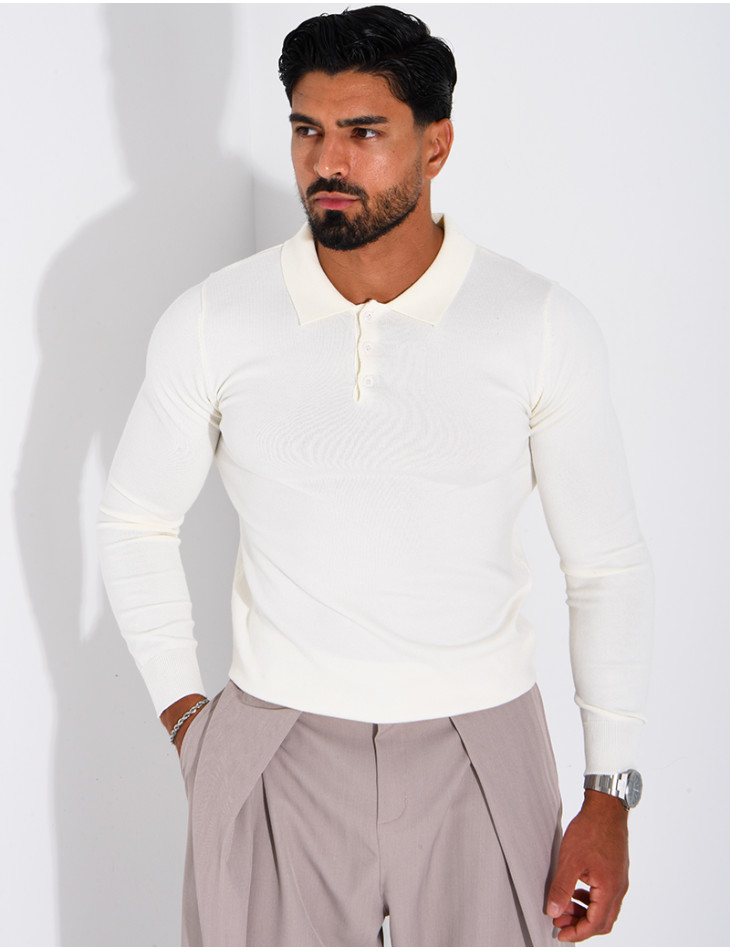 Fitted polo shirt