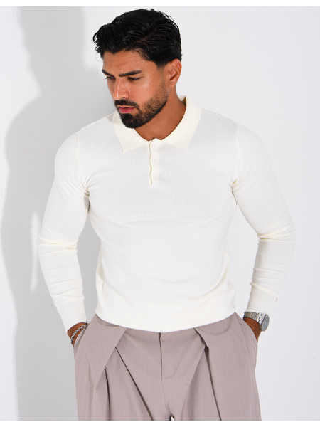 Fitted polo shirt