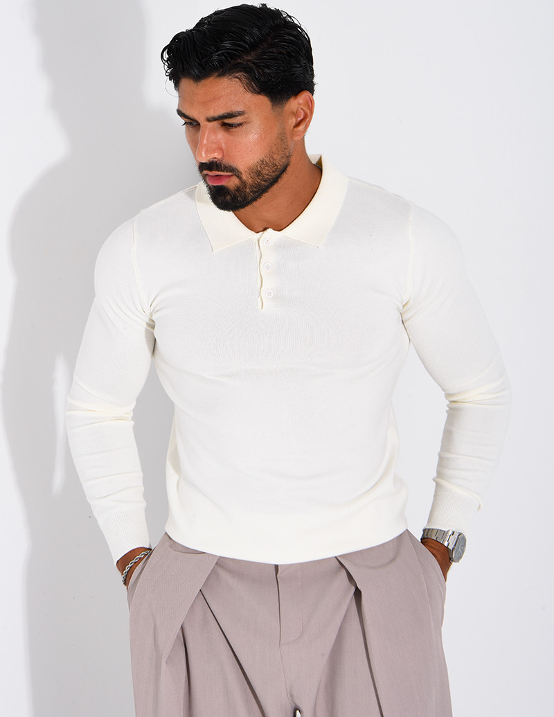 Fitted polo shirt