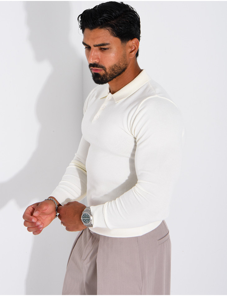 Fitted polo shirt