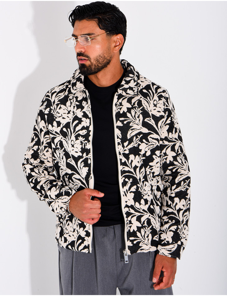 Veste homme à motifs