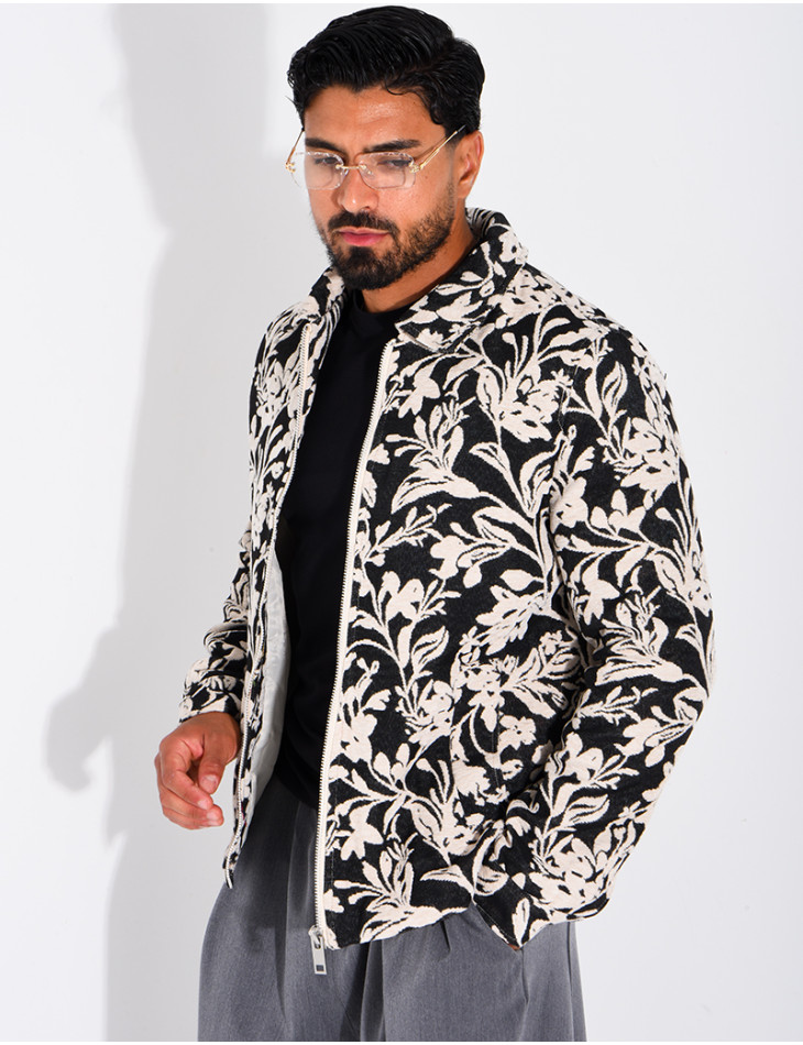 Veste homme à motifs