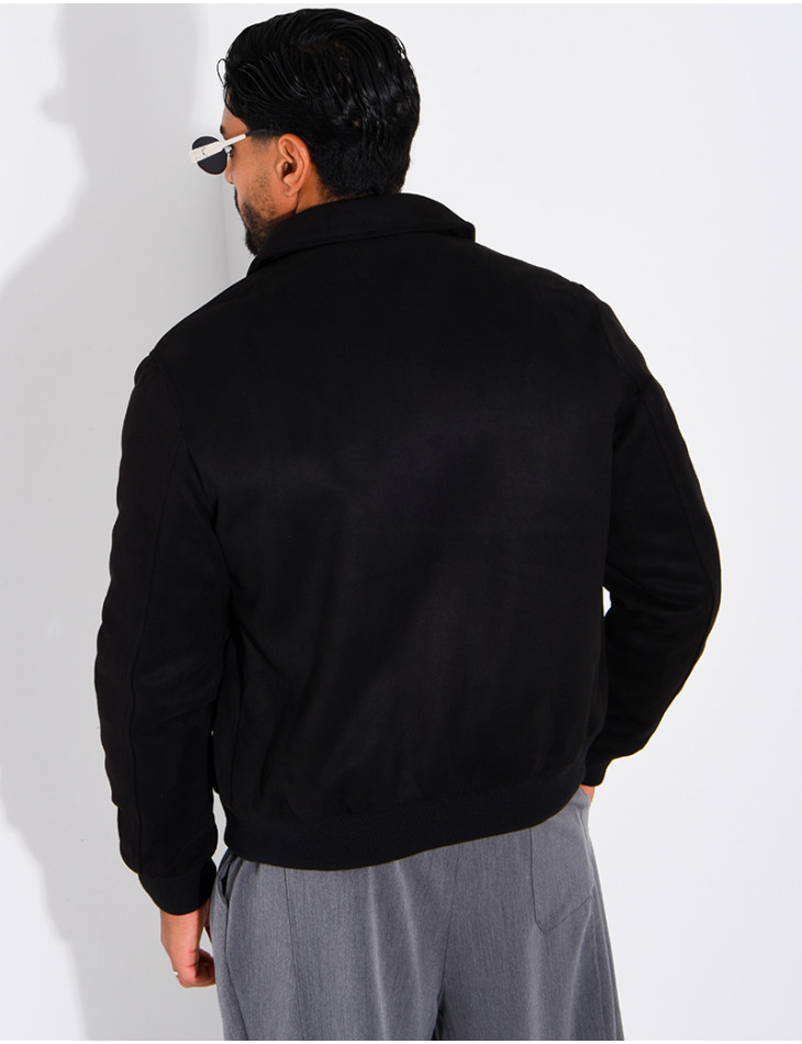 Blouson en suédine homme