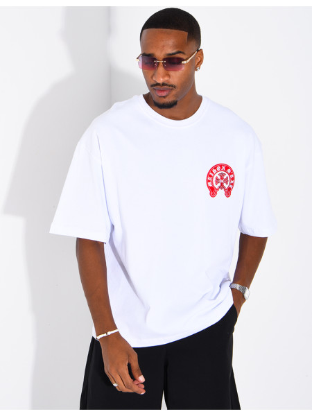 Tee-shirt oversize "Maison d'art" RICHES PARIS