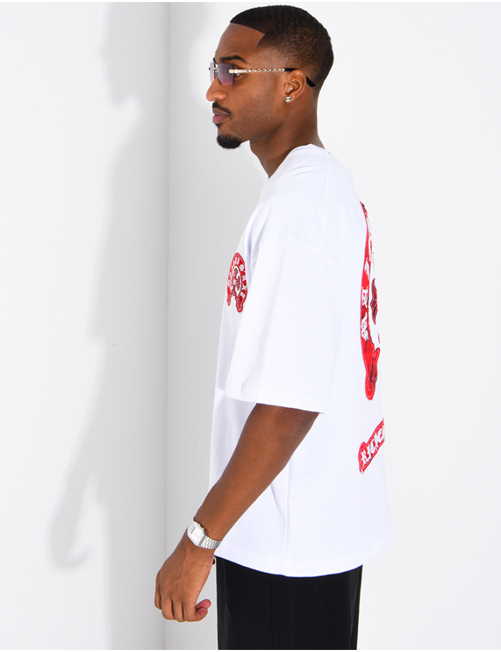 Tee-shirt oversize "Maison d'art" RICHES PARIS