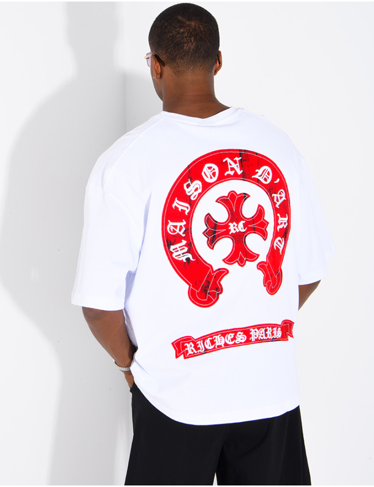 Tee-shirt oversize "Maison d'art" RICHES PARIS