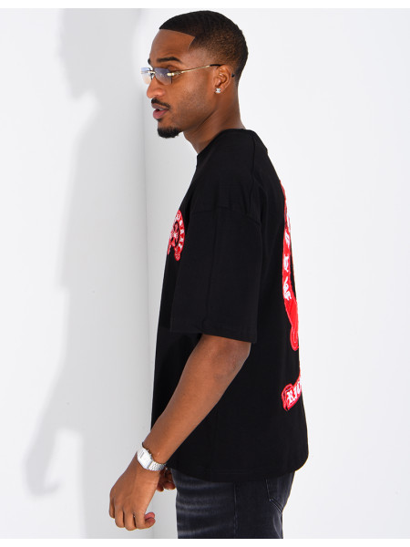 Oversize-T-Shirt „Maison d’art“ von RICHES PARIS