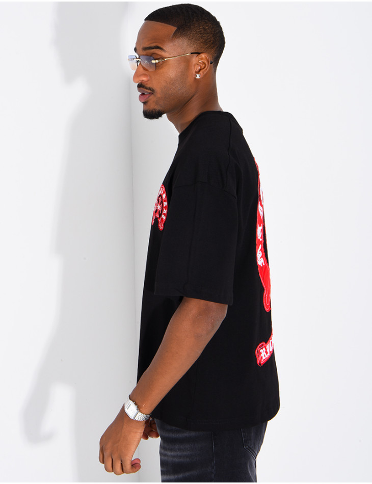 Oversize-T-Shirt „Maison d’art“ von RICHES PARIS