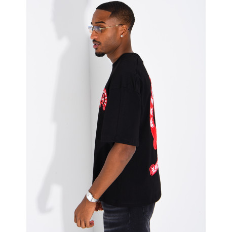 Oversize-T-Shirt „Maison d’art“ von RICHES PARIS