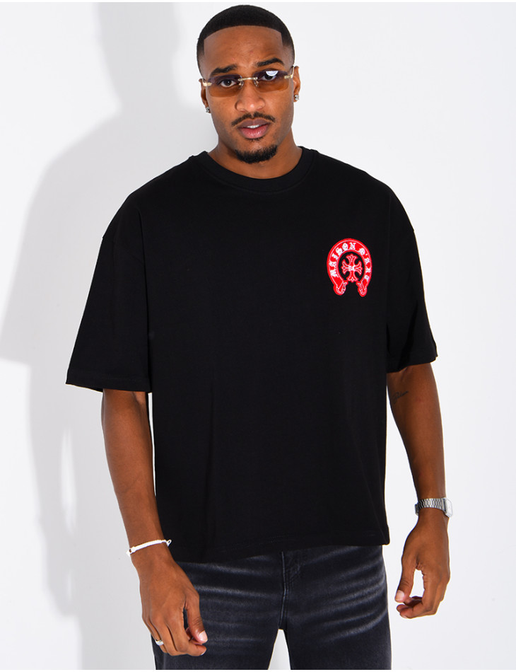 Oversize-T-Shirt „Maison d’art“ von RICHES PARIS