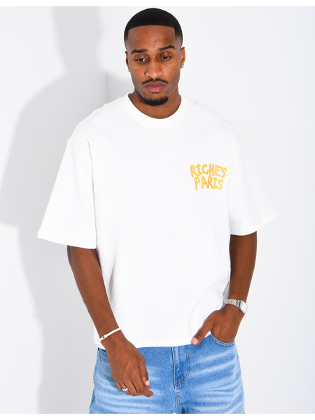 Tee-shirt oversize "Riches Paris"