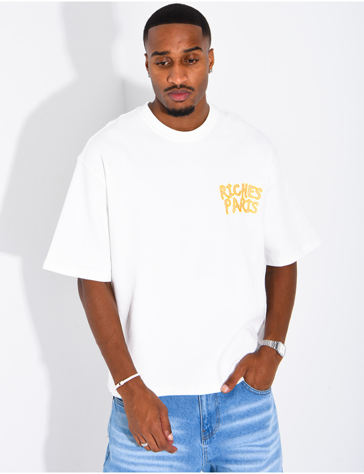 Tee-shirt oversize "Riches Paris"
