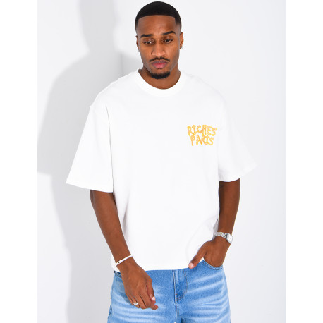 Tee-shirt oversize "Riches Paris"