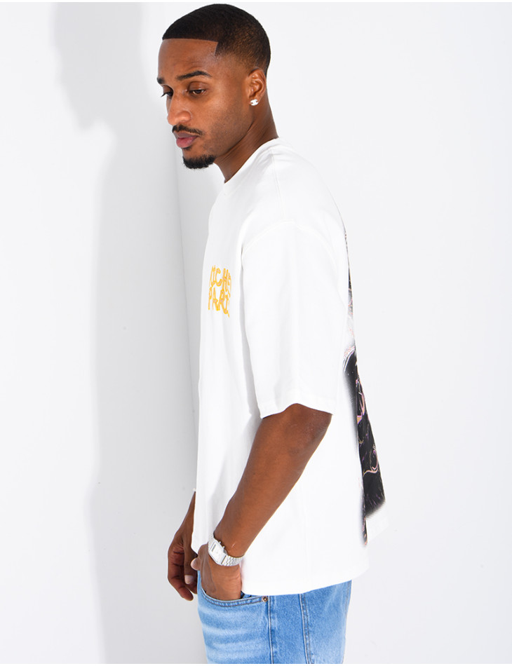 Tee-shirt oversize "Riches Paris"