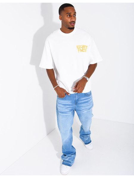 Tee-shirt oversize "Riches Paris"
