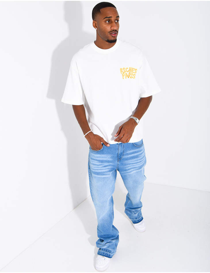 Tee-shirt oversize "Riches Paris"
