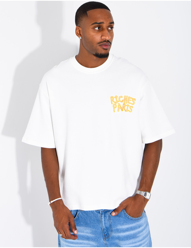 Tee-shirt oversize "Riches Paris"