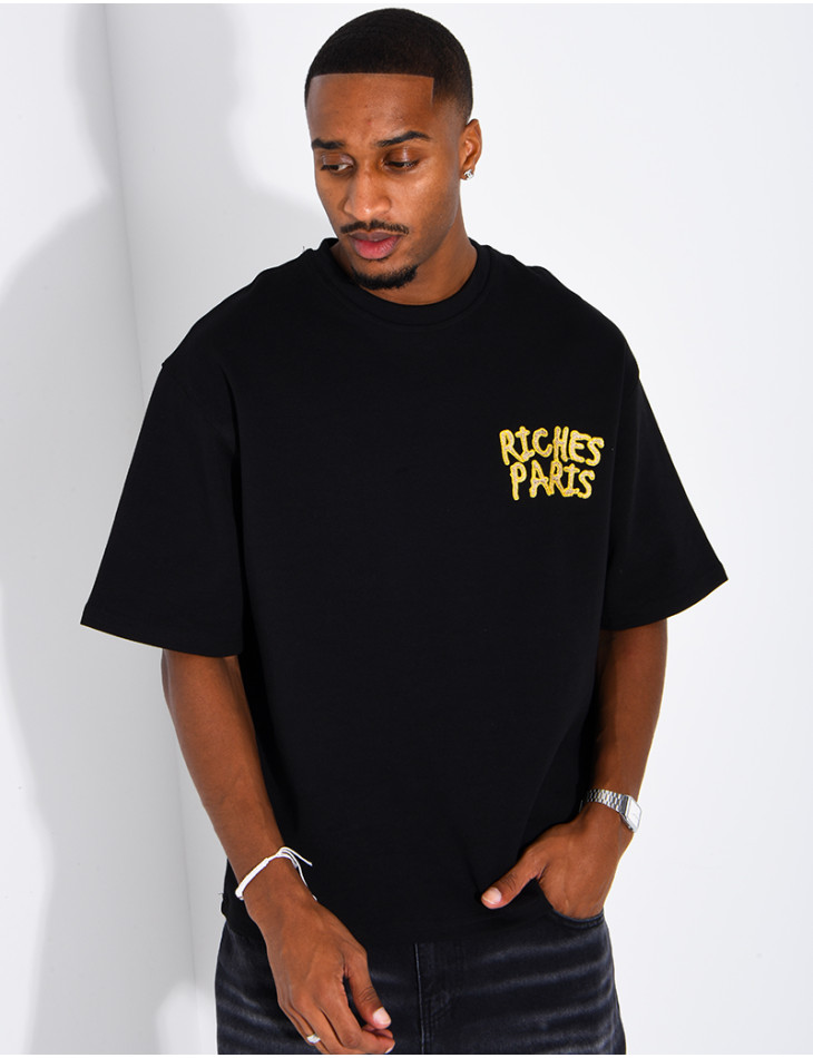 Tee-shirt oversize "Riches Paris"