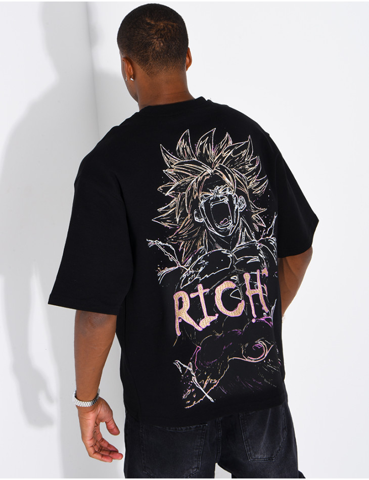 Tee-shirt oversize "Riches Paris"