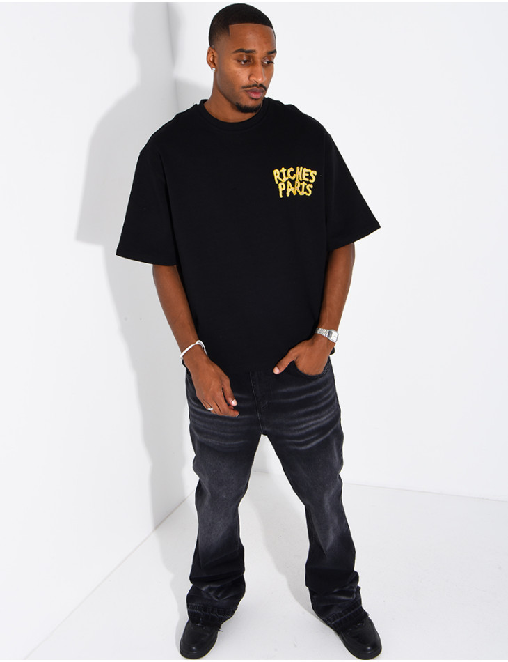 Tee-shirt oversize "Riches Paris"