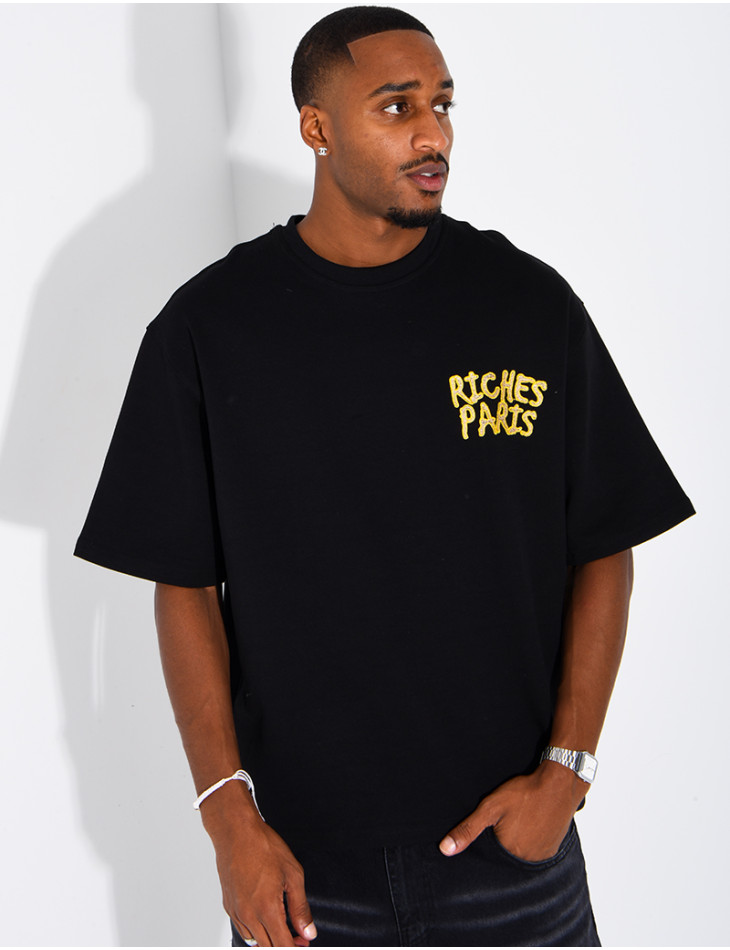 Tee-shirt oversize "Riches Paris"