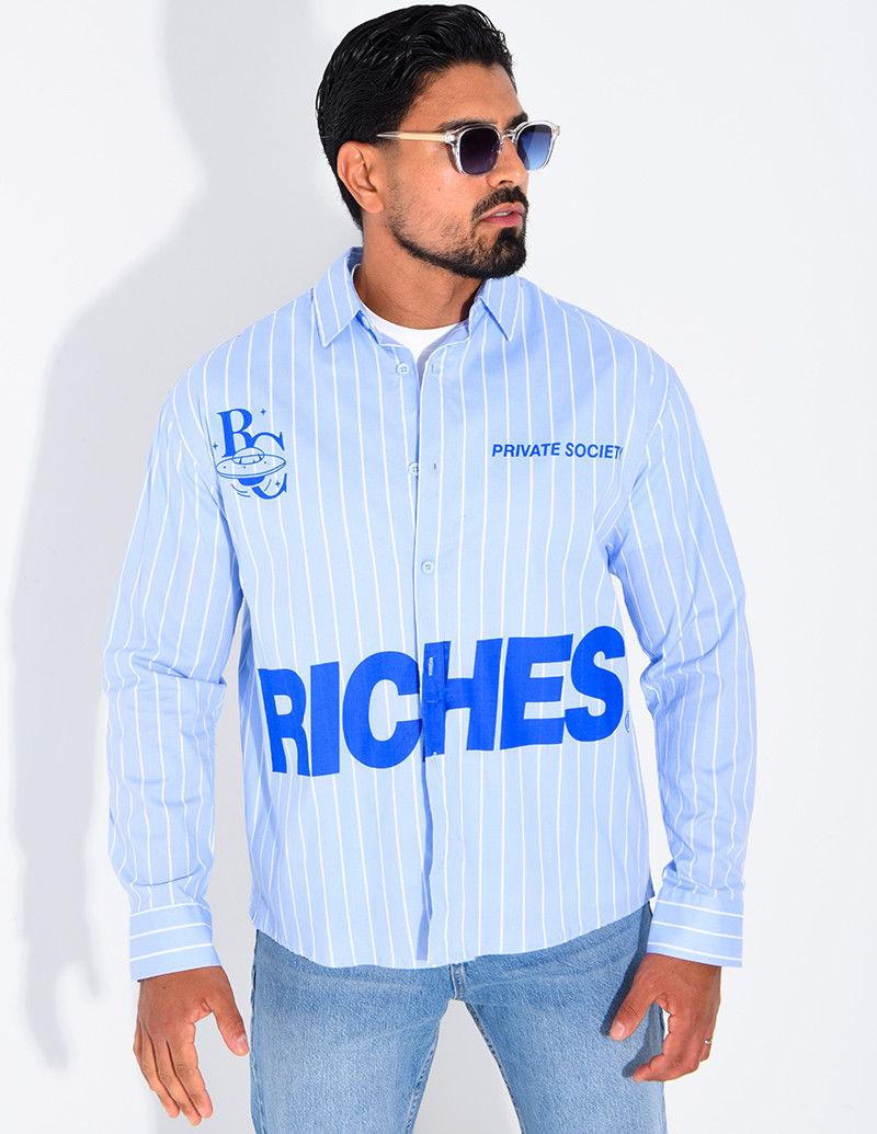 Chemise manches longues...