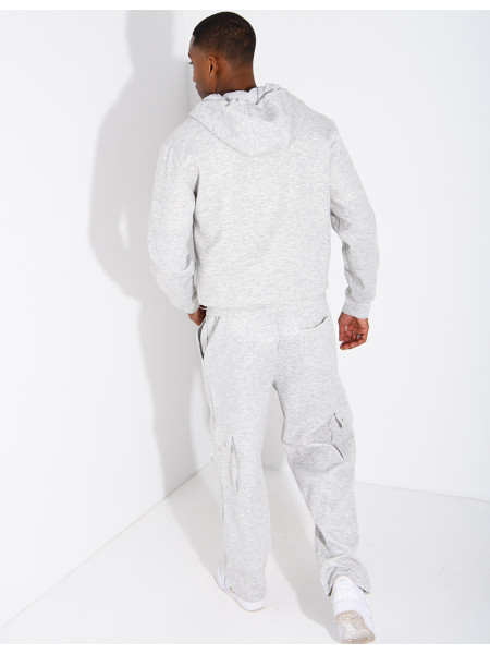 Zip-up hoodie and trousers set