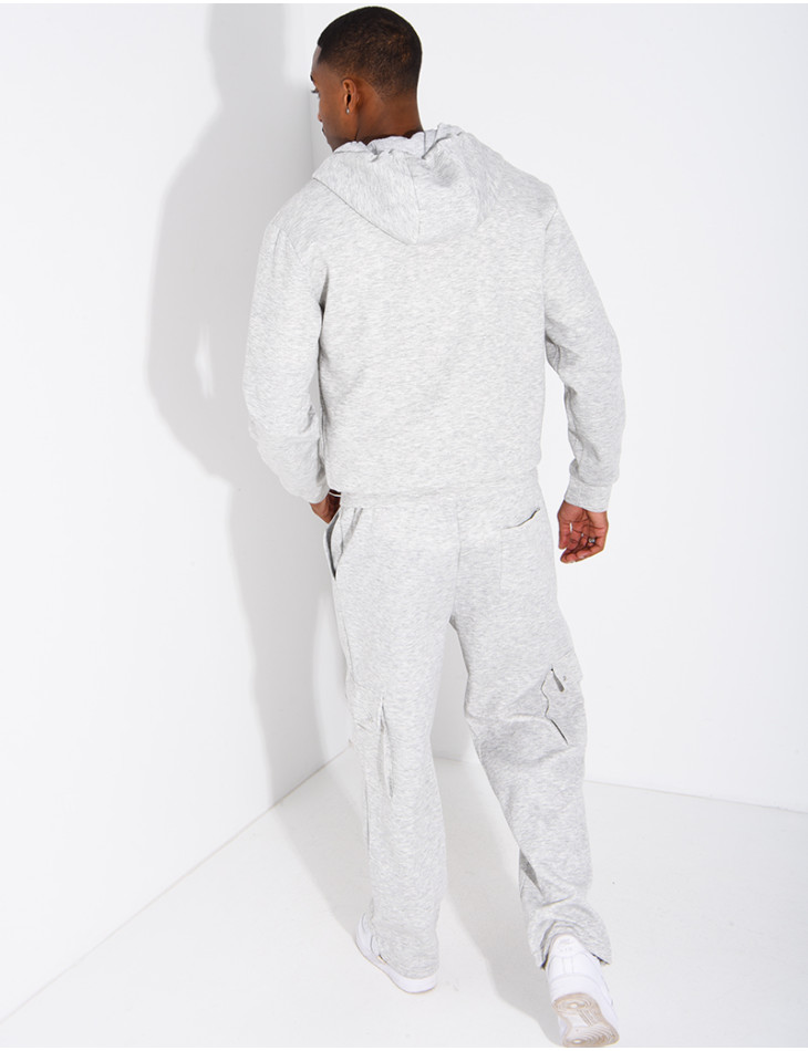 Zip-up hoodie and trousers set