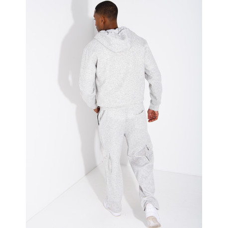 Zip-up hoodie and trousers set