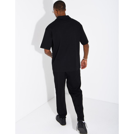 Ensemble polo zippé oversize et pantalon assorti