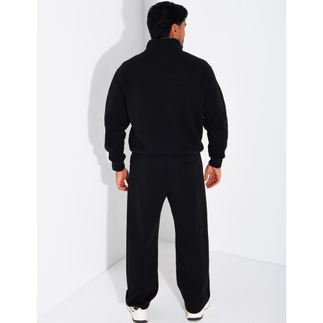 Men's Knit Set with Zip-Up Sweatshirt and Pants