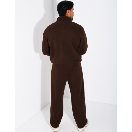 Set aus Sweatshirt mit Reißverschluss und Herrenhose
