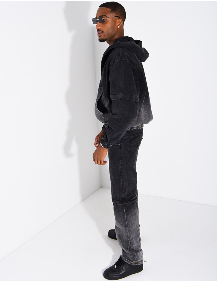 Ensembles en jeans à capuche