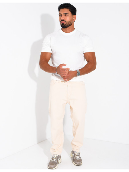 Jeans regular beige