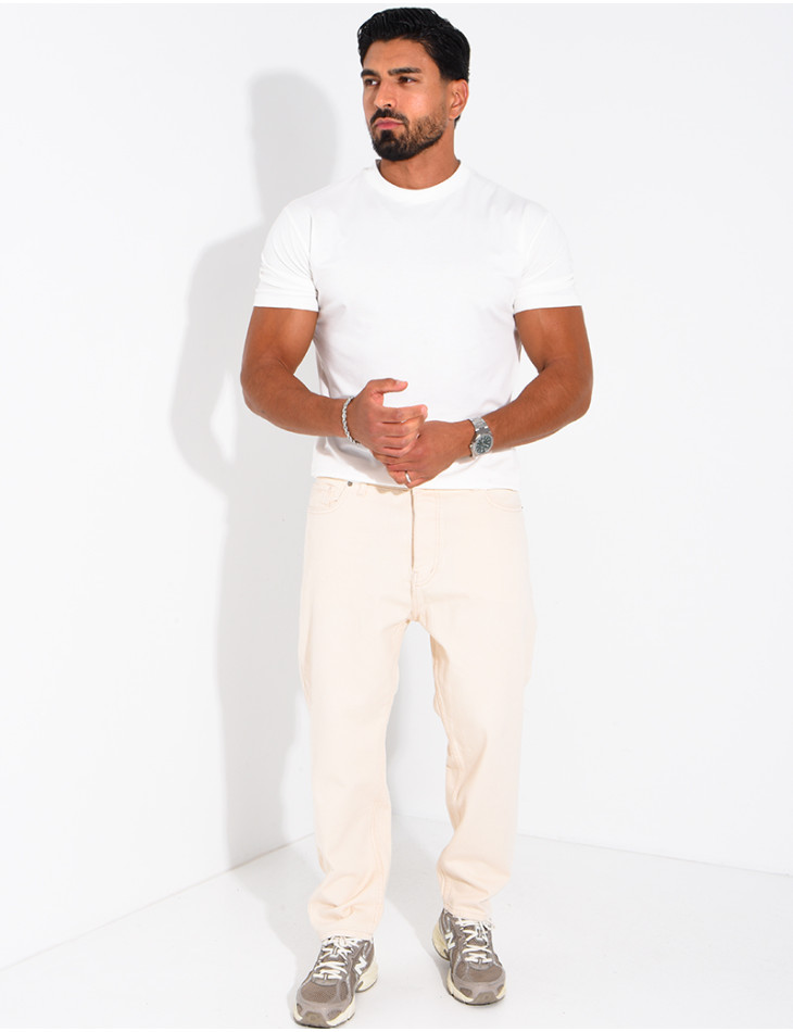 Jeans regular beige