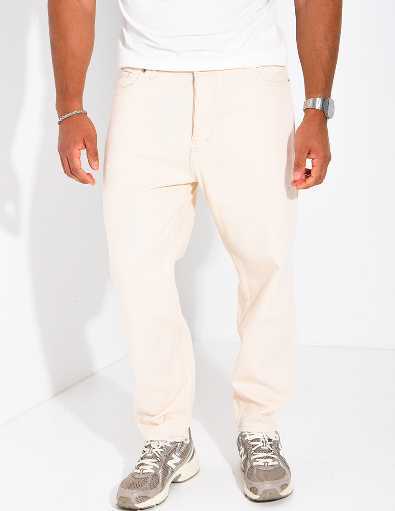Jeans regular beige