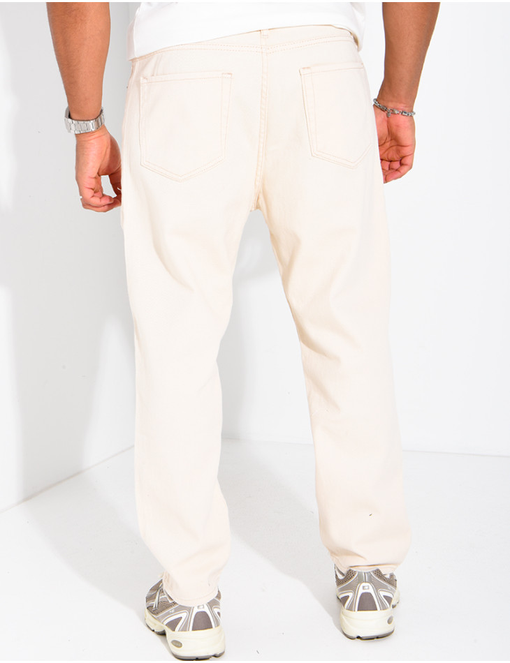 Jeans regular beige