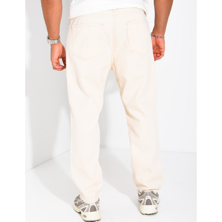 Jeans regular beige