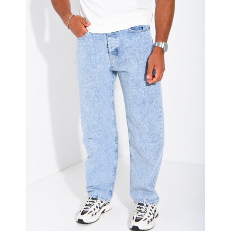 Jeans regular bleu
