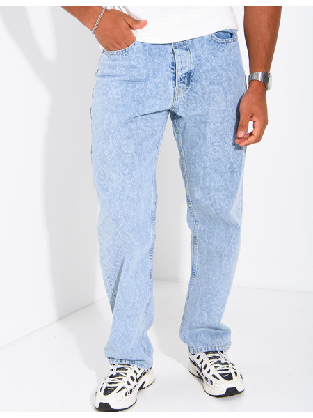 Jeans regular bleu