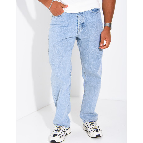 Jeans regular bleu