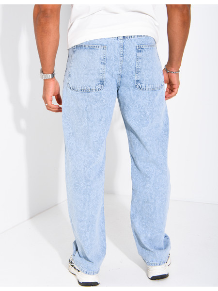 Jeans regular bleu