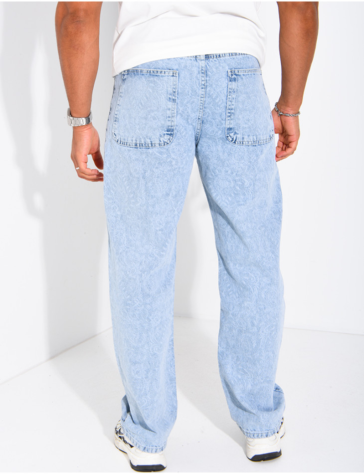 Jeans regular bleu