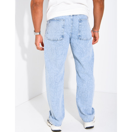 Jeans regular bleu