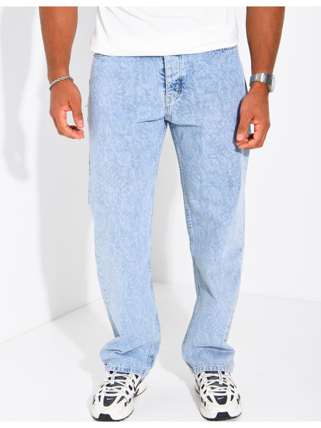 Jeans regular bleu