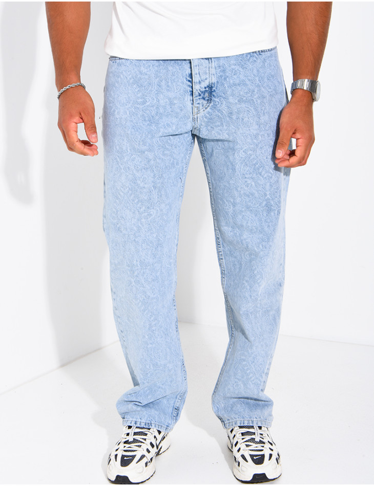 Jeans regular bleu